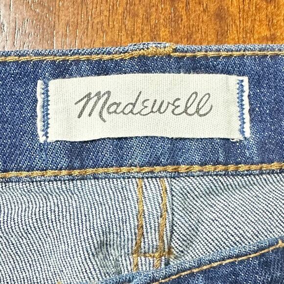 Madewell The Slim Boyjean Jeans Raw Hem Creston Wash Women 30 - Picture 4 of 10